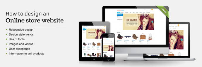 How to design an online store website, Retail store design